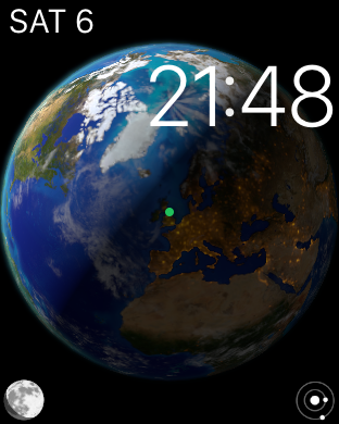 Apple Watch: Astronomy watch face